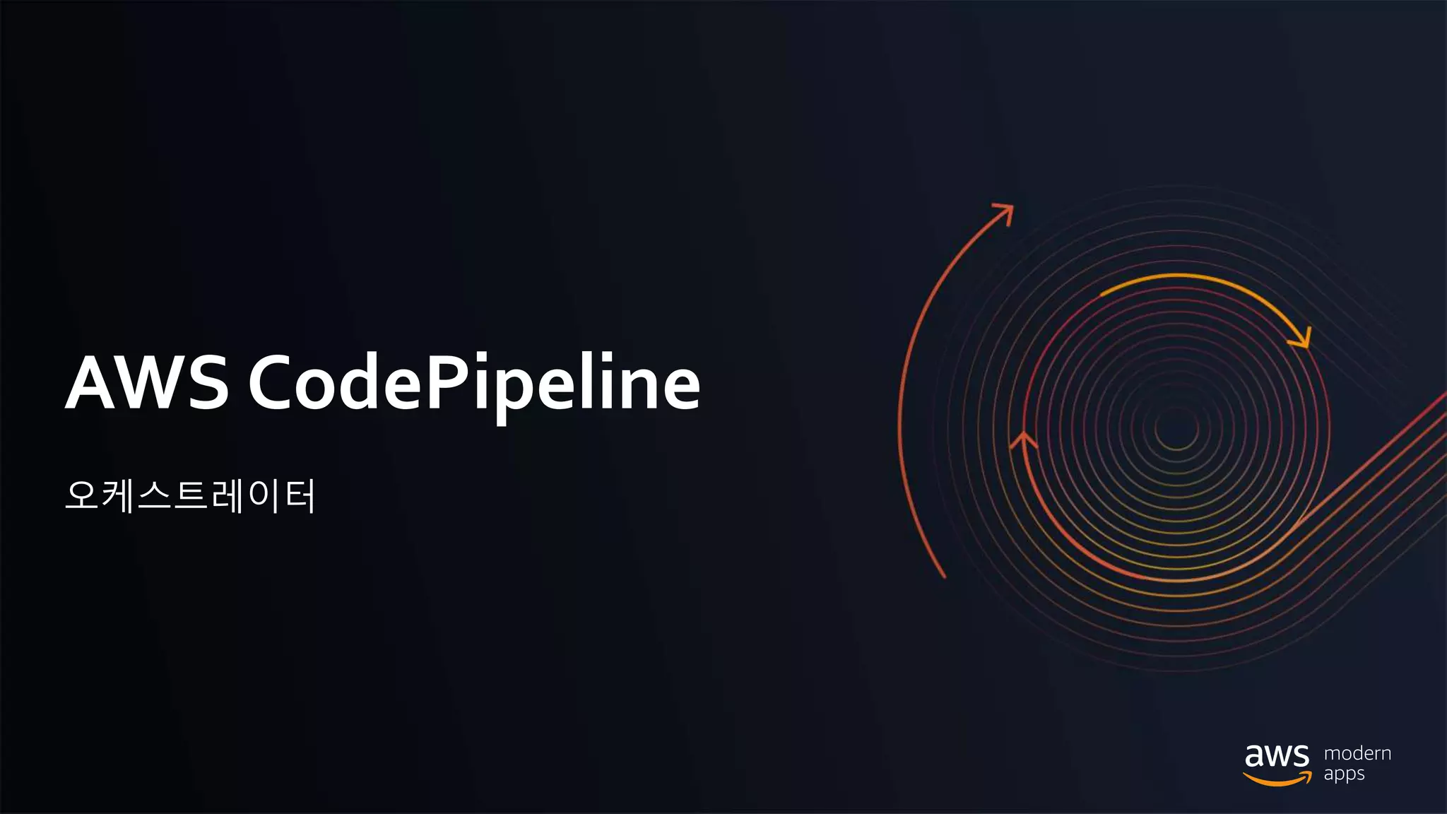 © 2020, Amazon Web Services, Inc. or its Affiliates.
AWS CodePipeline
오케스트레이터
 