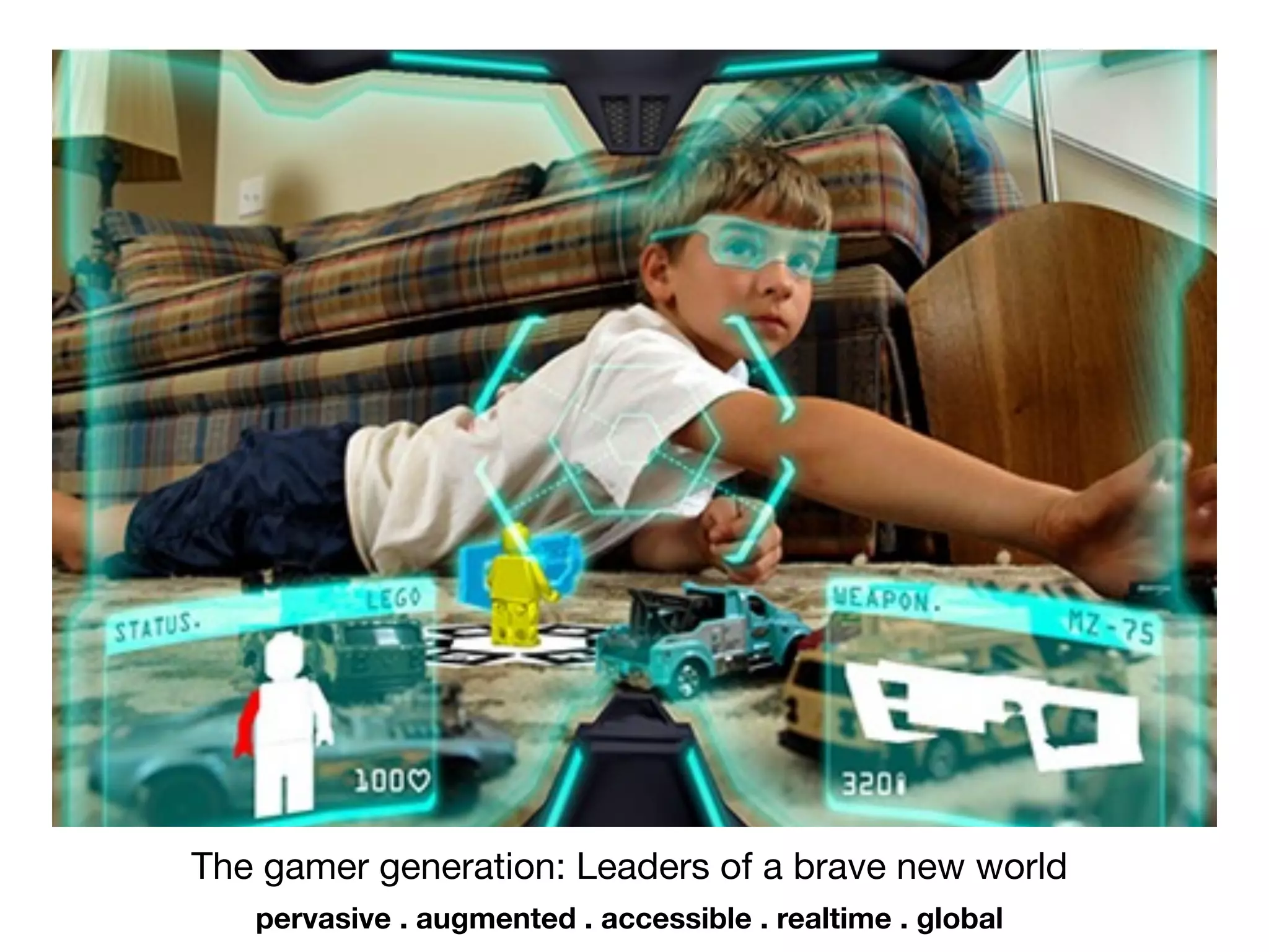 The gamer generation: Leaders of a brave new world
   pervasive . augmented . accessible . realtime . global
 