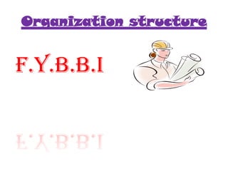 Organization structure


F.Y.B.B.I
 