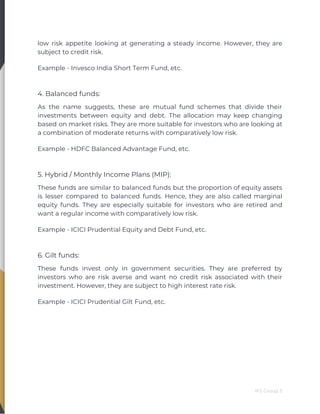 Introduction to Mutual Funds