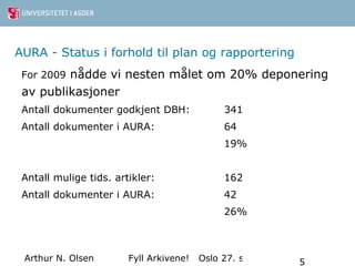Økt vekt på publisering og åpen tilgang Vitenskapelig publisering har fått sterkere vekt i finanseringsmodellen fra departementet 