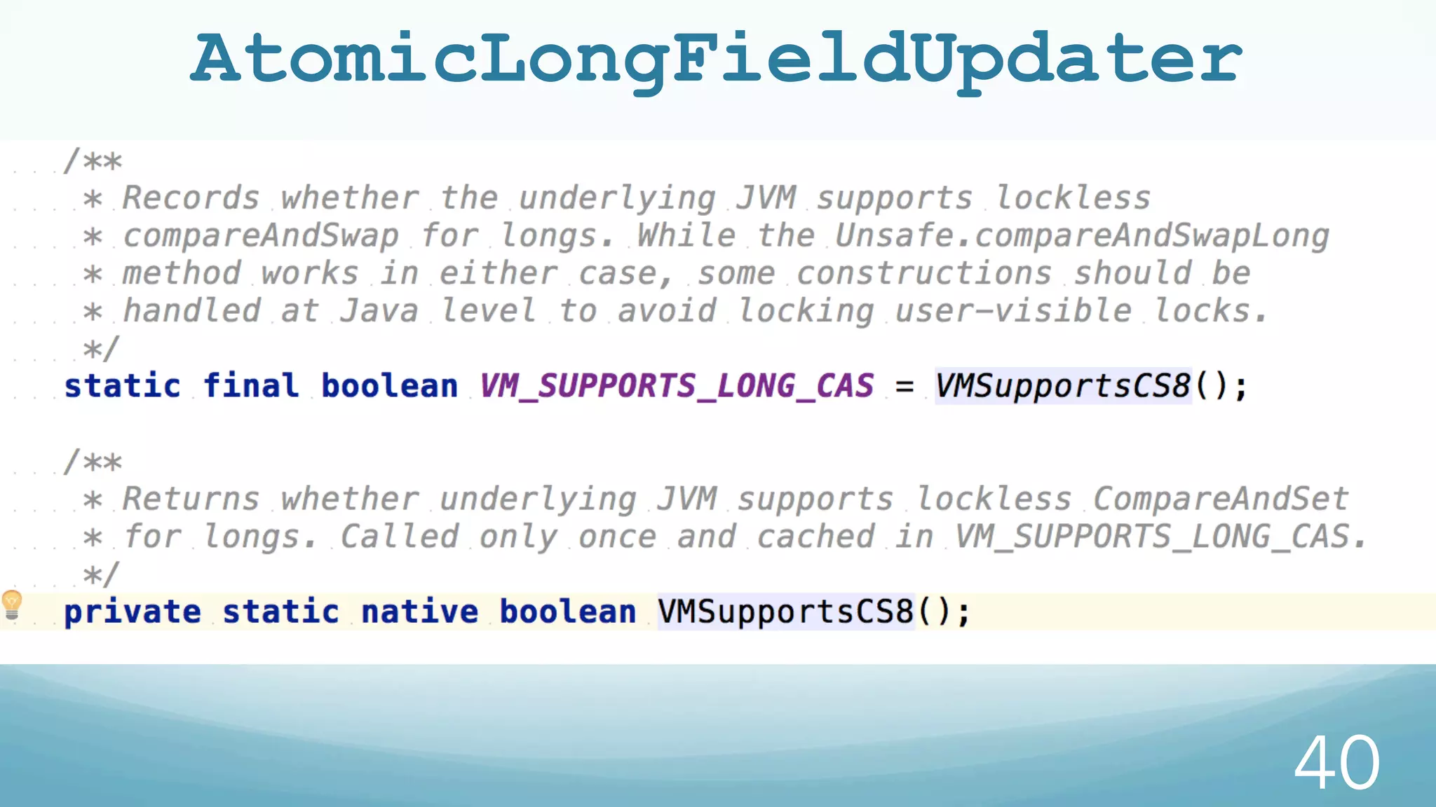AtomicLongFieldUpdater
40
 