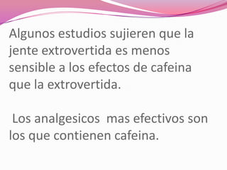 la cafeína