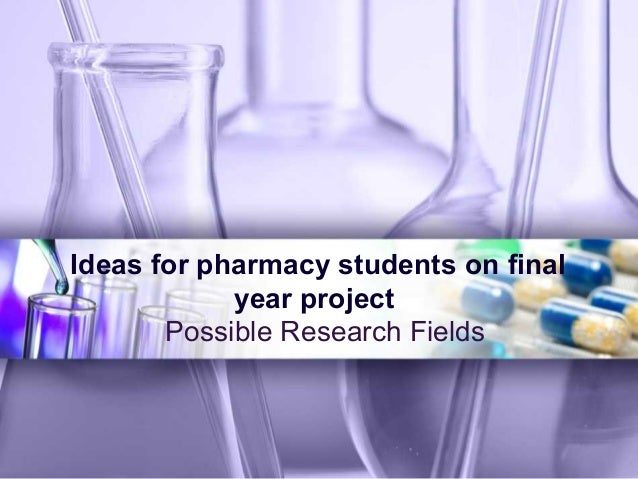 pharmacy research topics for college students