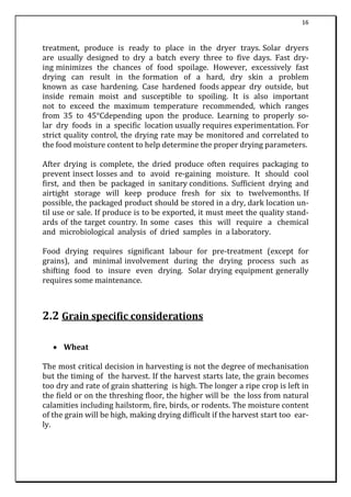 design-fabrication-solar food dryer | PDF