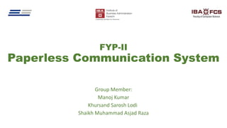 Paperless Communication | PPTX