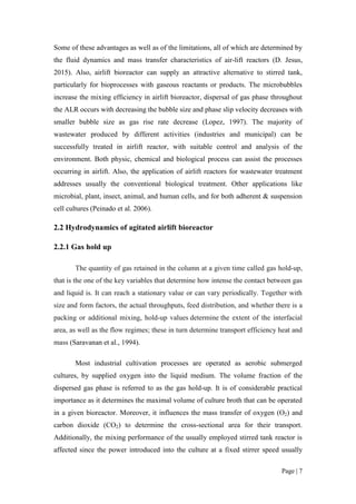 Fyp measurement of volumetric mass transfer coefficient | PDF