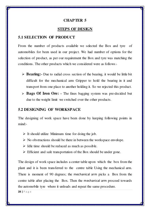 pick and place robot abstract