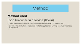 Load Balancing traffic in OpenStack neutron | PPT