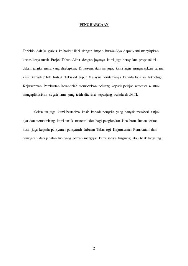 Contoh Laporan Latihan Industri Full