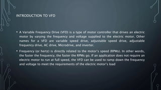 Speed Control of 3Phase Induction Motor Using VFD (IOT Based) | PPTX
