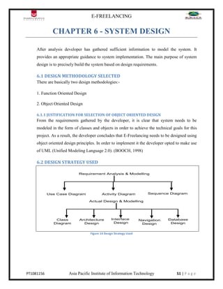 E-FREELANCING - MAJOR/FINAL YEAR PROJECT DOCUMENTATION | PDF