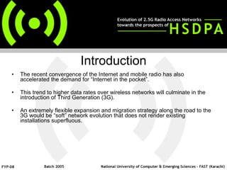 The recent convergence of the Internet and mobile radio has also accelerated the demand for “Internet in the pocket”. This trend to higher data rates over wireless networks will culminate in the introduction of Third Generation (3G). An extremely flexible expansion and migration strategy along the road to the 3G would be “soft” network evolution that does not render existing installations superfluous. Introduction 