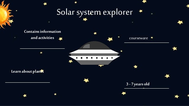 Solar System Explorer Courseware