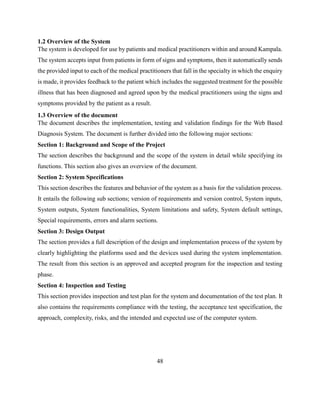 Software Engineering Final Year Project Report | PDF