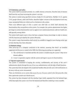 Software Engineering Final Year Project Report | PDF