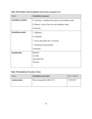 Software Engineering Final Year Project Report | PDF