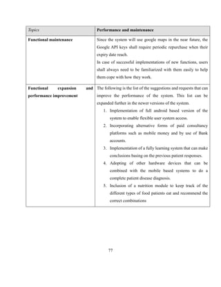 Software Engineering Final Year Project Report | PDF
