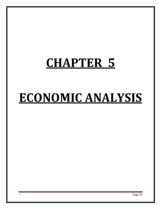- Page 33
CHAPTER 5
ECONOMIC ANALYSIS
 