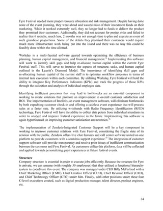 What is the underlying problem in this case from an event planning perspective picture