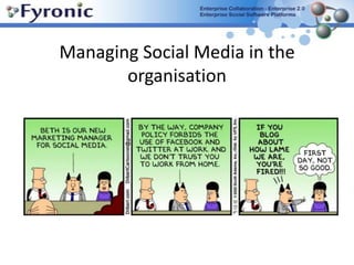 Concerns to be addressedData securityInappropriate behaviourTime wastingDealing with dissent