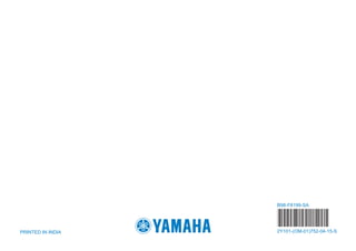 PRINTED IN INDIA 2Y101-(OM-01)752-04-15-S
B98-F8199-SA
 