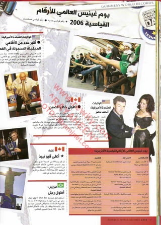 موسوعة غينس للارقام القياسيه 1