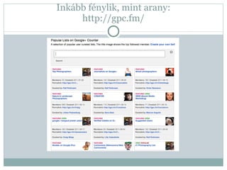 Inkább fénylik, mint arany: http://gpc.fm/ 