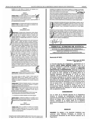 Martes 24 de mayo de 2016	 GACETA OFICIAL DE LA REPÚBLICA BOLIVARIANA DE VENEZUELA	 428.055
 