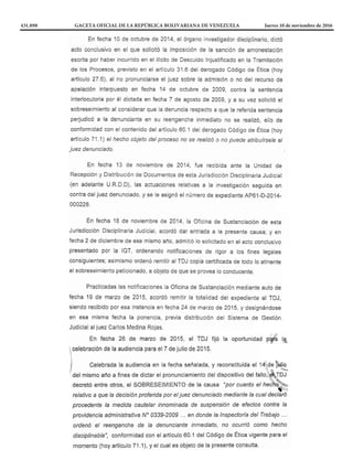 431.898 GACETA OFICIAL DE LA REPÚBLICA BOLIVARIANA DE VENEZUELA	 Jueves 10 de noviembre de 2016
 