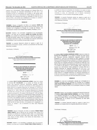 Miércoles 7 de diciembre de 2016		 GACETA OFICIAL DE LA REPÚBLICA BOLIVARIANA DE VENEZUELA	 432.479
 
