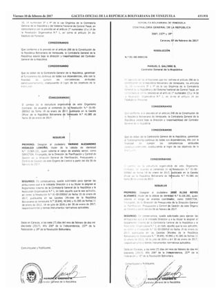 Viernes 10 de febrero de 2017		 GACETA OFICIAL DE LA REPÚBLICA BOLIVARIANA DE VENEZUELA		 433.931
 