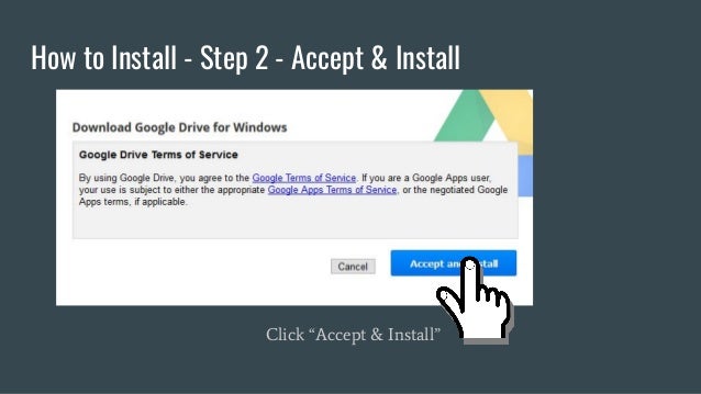 google drive install desktop