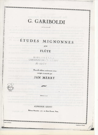 G. Gariboldi estudios mignones op. 131