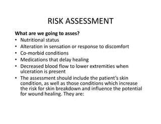 Wound Risks WOUNDS AND WOUND CARE | PDF