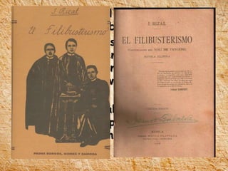 • Finally, the novel came off the
press on September 18, 1891.
• Rizal generously sent the original
manuscript to Ventura and other
two copies to Hong Kong, one for
Basa and other was for Sixto
Lopez.
• Other than, Rizal decided to go
back to the Philippines because of
agrarian issues in Calamba.
 
