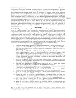 The Role of Artificial Intelligence in Climate Modeling (www.kiu.ac.ug ...
