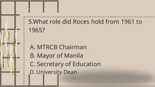 Life - and - works - of - Alejandro - Roces | PPTX