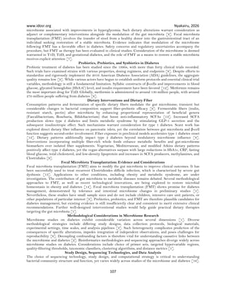 Review of the Microbiome in Diabetes (www.kiu.ac.ug) | PDF