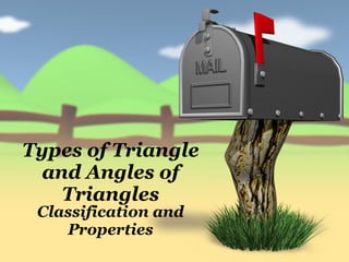 Types of Triangle and Angles of Triangles Classification and Properties 