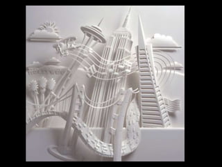 Paper Mural and Paper relief 