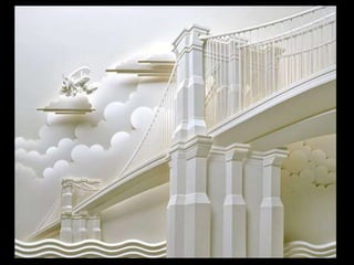 Paper Mural and Paper relief 