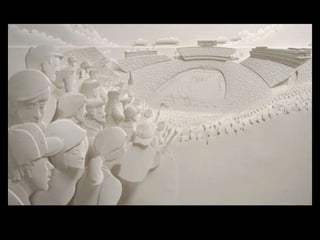 Paper Mural and Paper relief 