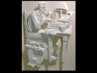 Paper Mural and Paper relief 