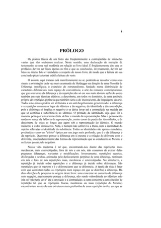 Diferenca e Repeticao (Deleuze) | PDF