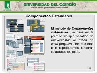 Agenda 
•Introducción 
•Métodos de Estimación 
•Método Delphide Banda Ancha 
•Método COCOMO 
•Método de Puntos de Función 
•Método de Componentes Estándares 
•Consideraciones para adopción de métodos en la industria 
•Explicación de la práctica  