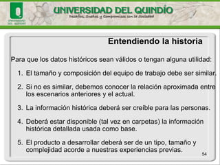 54 
¿Cómosaber cuálesla velocidadde desarrollo(aprox.) de un equipode mi organización? 
Enproyectosterminados,dividalacantidadtotaldeHHdelproyectoporeltiempolinealdeduracióndelproyecto(enhoras).Porejemplo: 
Veloc. Desarr. = 5.320HH / 4.5 meses 
= 5.320HH / 720 Horas= 7.4 
NOTA: Este valor no tieneunidad, sin embargo puedeentendersecomosifuera“velocidadde desplazamiento” del proyecto. 
-Estosvalorestambiénsonreferenciales,ydebenmanejarsedentrodelmismocontexto. 
Entendiendola historia  