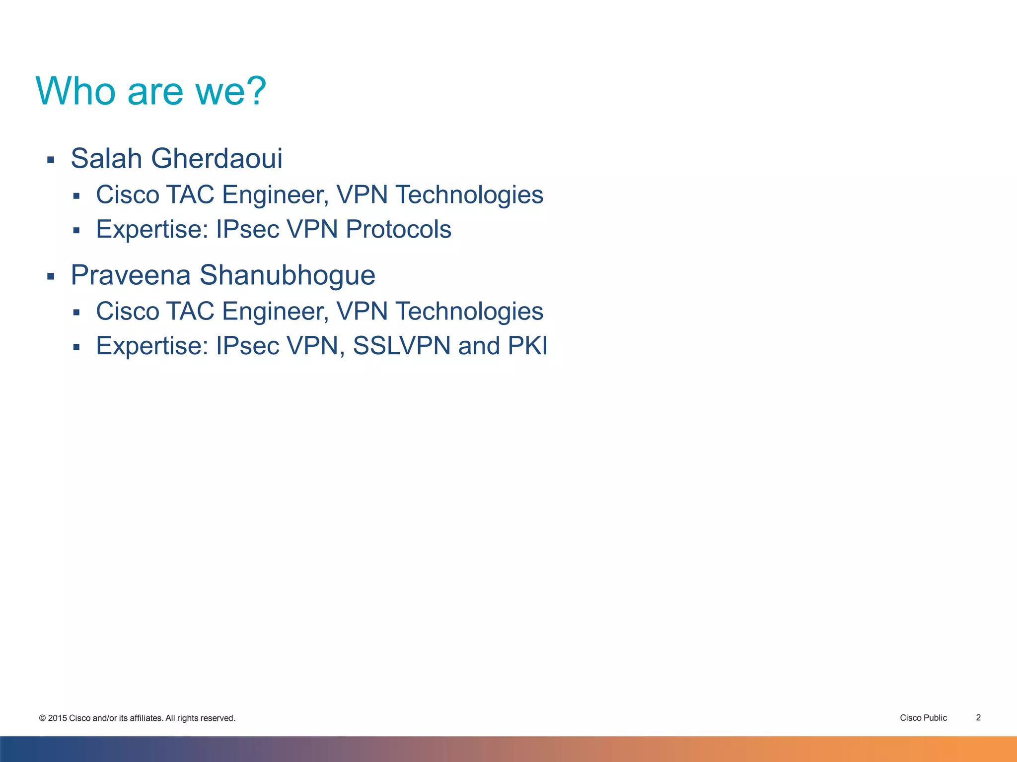 PLNOG15: G-IKEv2 - Salah Gherdaoui, Praveena Shanubhogue | PPTX