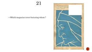  Which magazine cover featuring whom ?
 