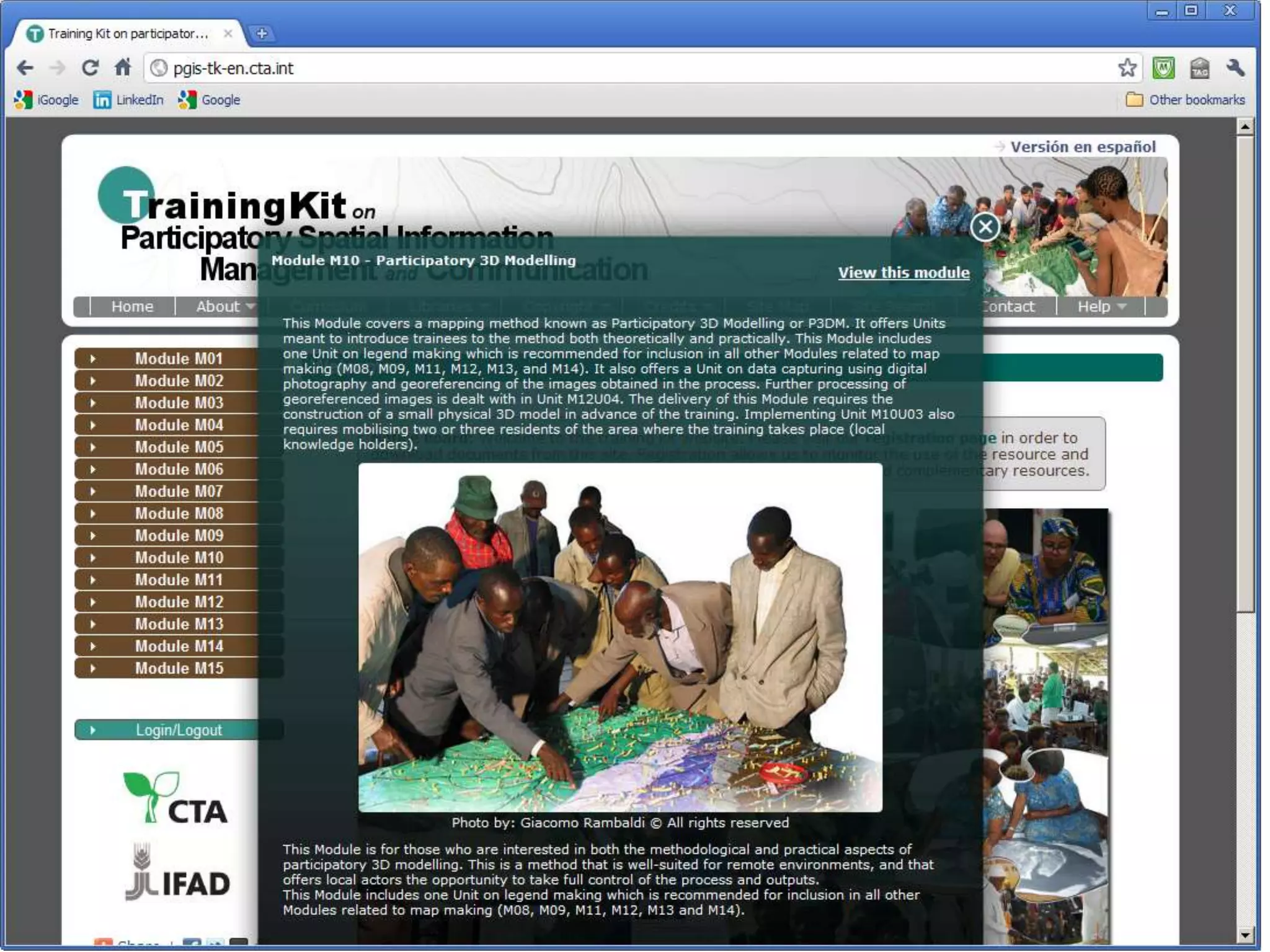 What?Elements of the KitThe kit is composed of a number of “modules”, each comprising a set of “units”. 